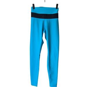 Alo Yoga high-waist fitness leggings in blue splash Size Small